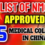 List Of NMC Approved 45 Medical Colleges in China
